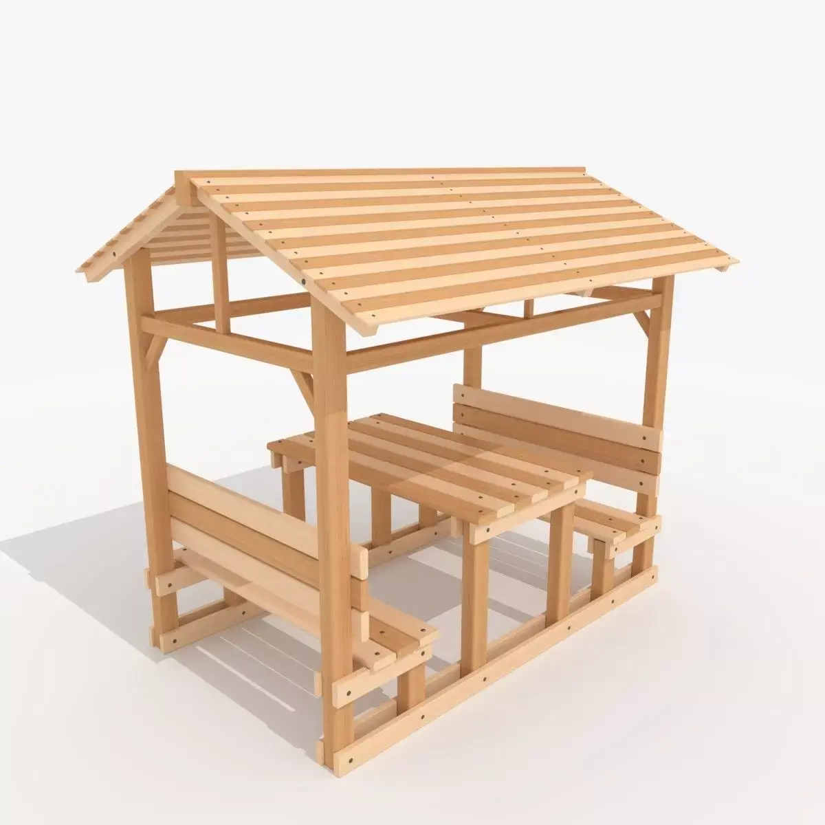 Picnic Table Free 3D model get