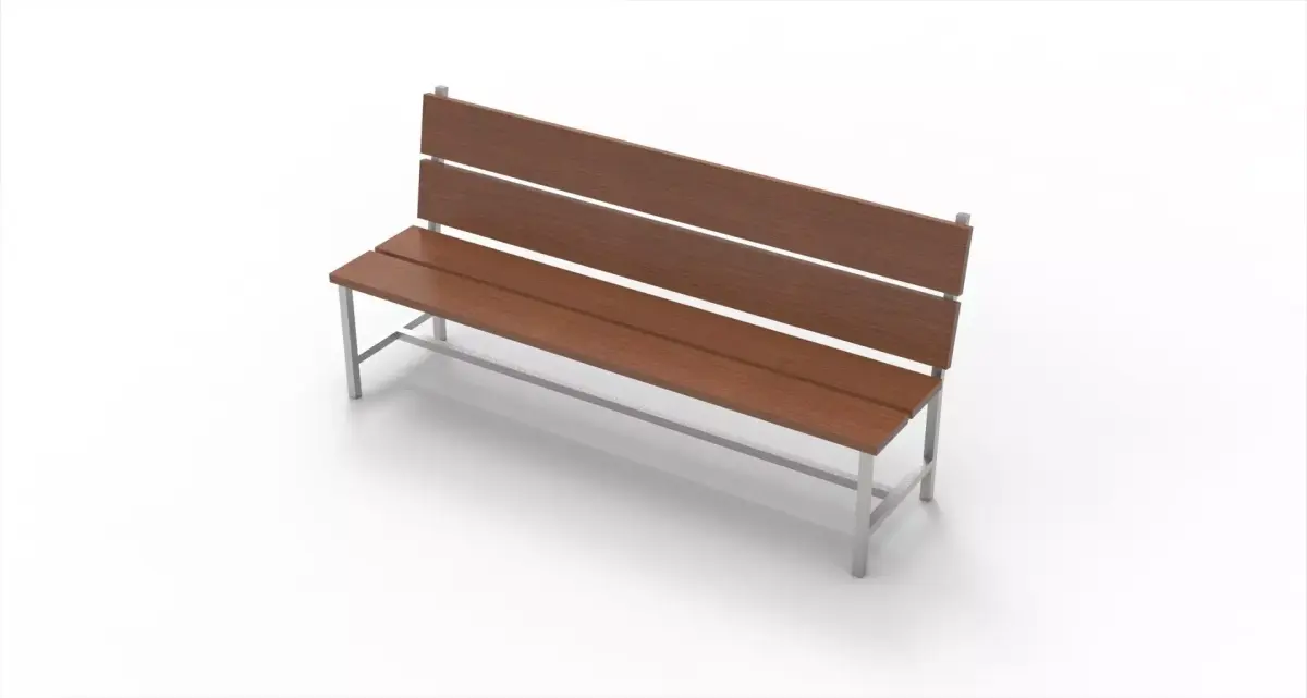 Bench 3D model 24
