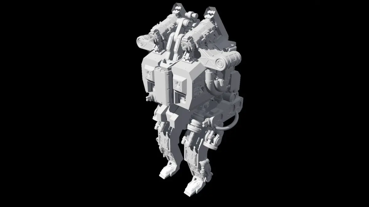 Sci fi Concept Art Robot 3d model 3D model
