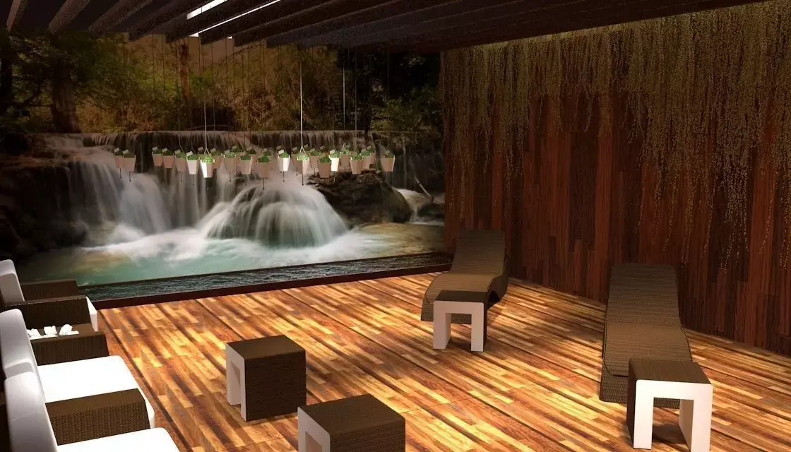 asoleadora en rattan lounge chair Free 3D model