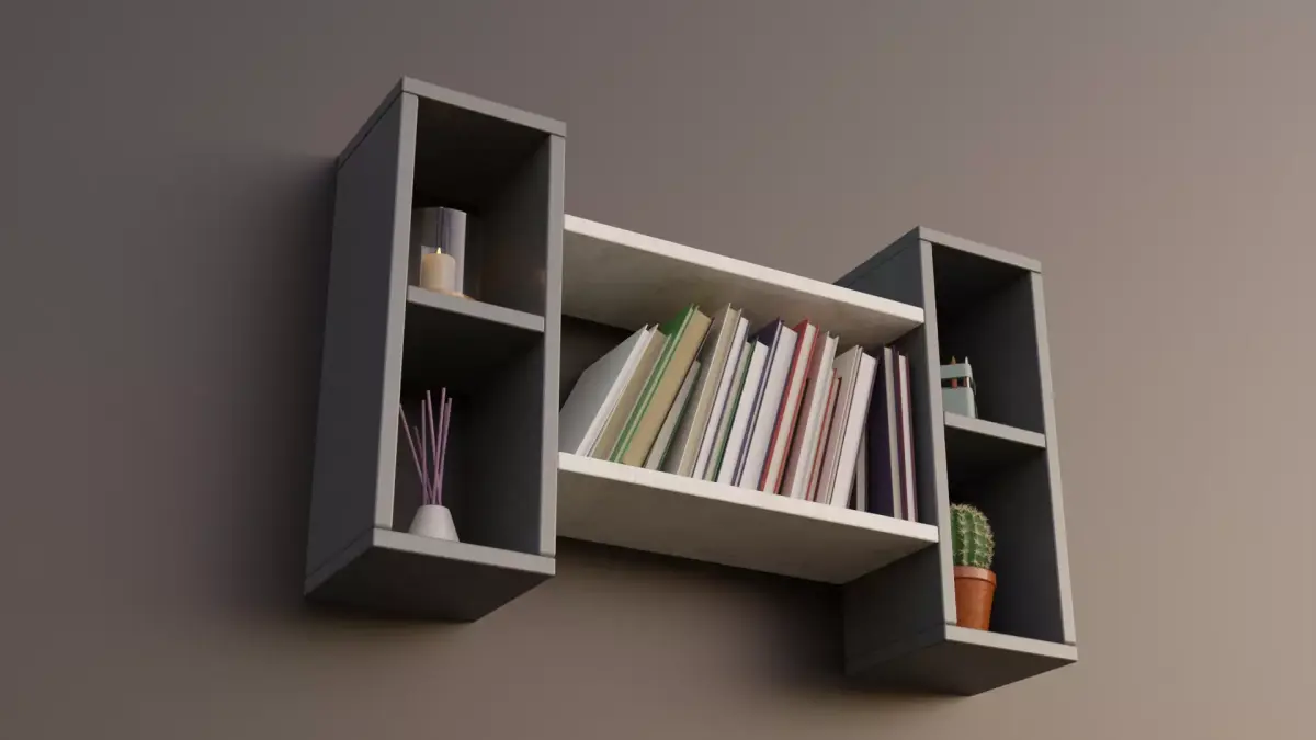  Modern Shelf Design Free 3D model