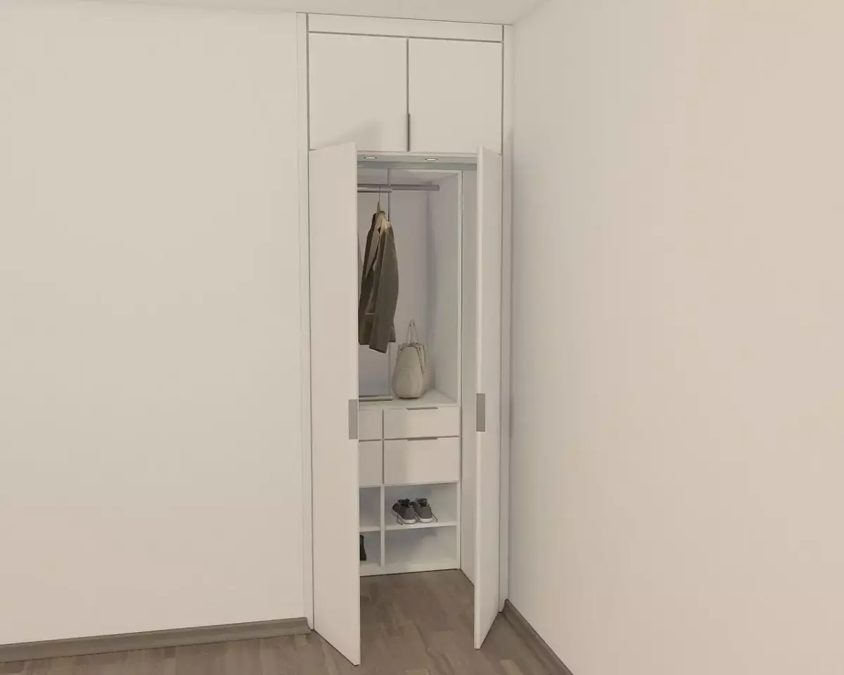 Wardrobe Wood  Free 3D model