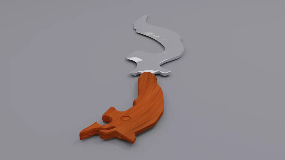 kujang 3D model