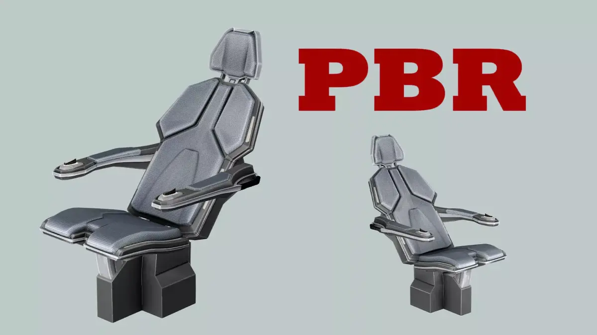 Sci Fi Chair MM 3D Model Low-poly 3D model