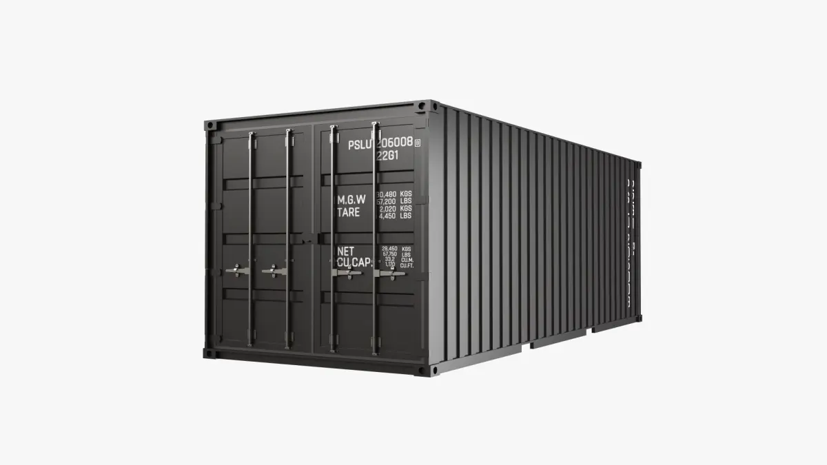 Container Black 3D model