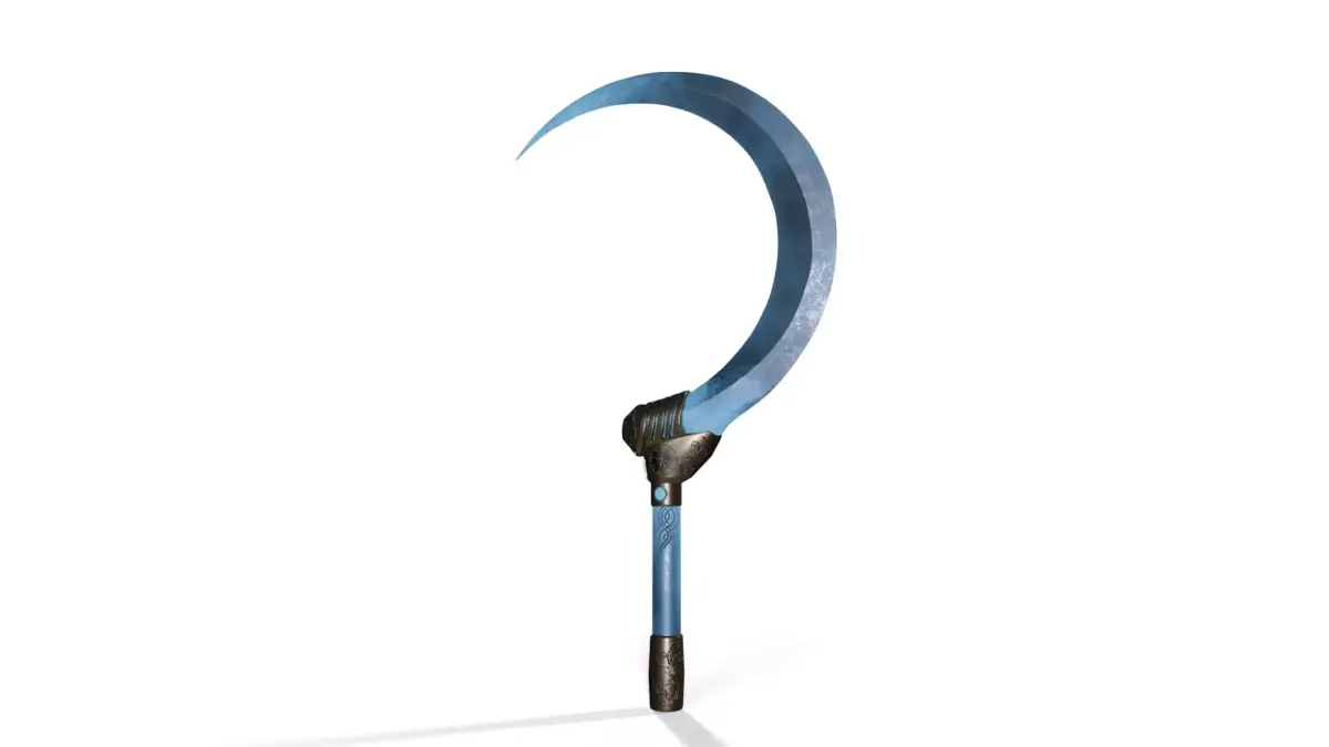 Magical Sickle Low-poly 3D model