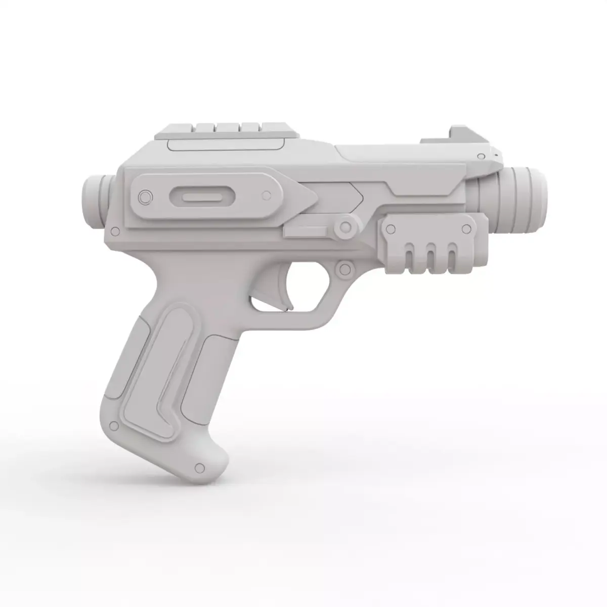 Futuristic Weapon 3D Print Model 3D print model purchase