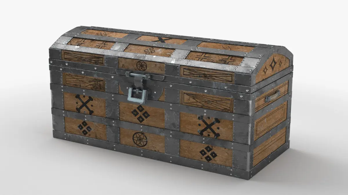 Treasure Chest - Ready for the Metaverse 3D model