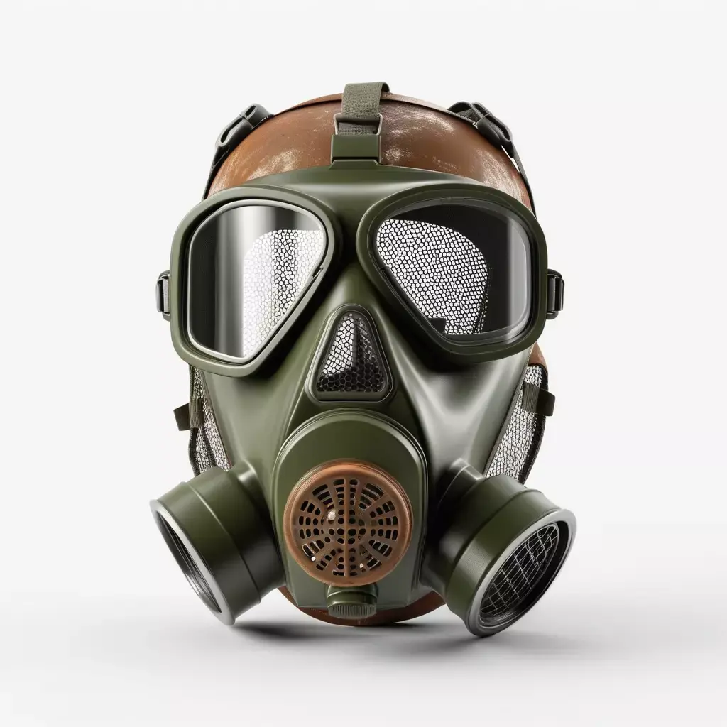 Realistic Military Gas Mask Model 3D model