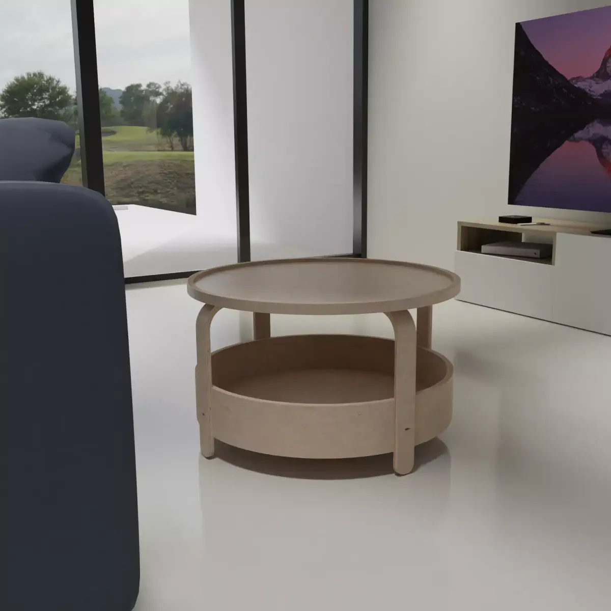 Coffee Table IKEA BORGEBY Free 3D model