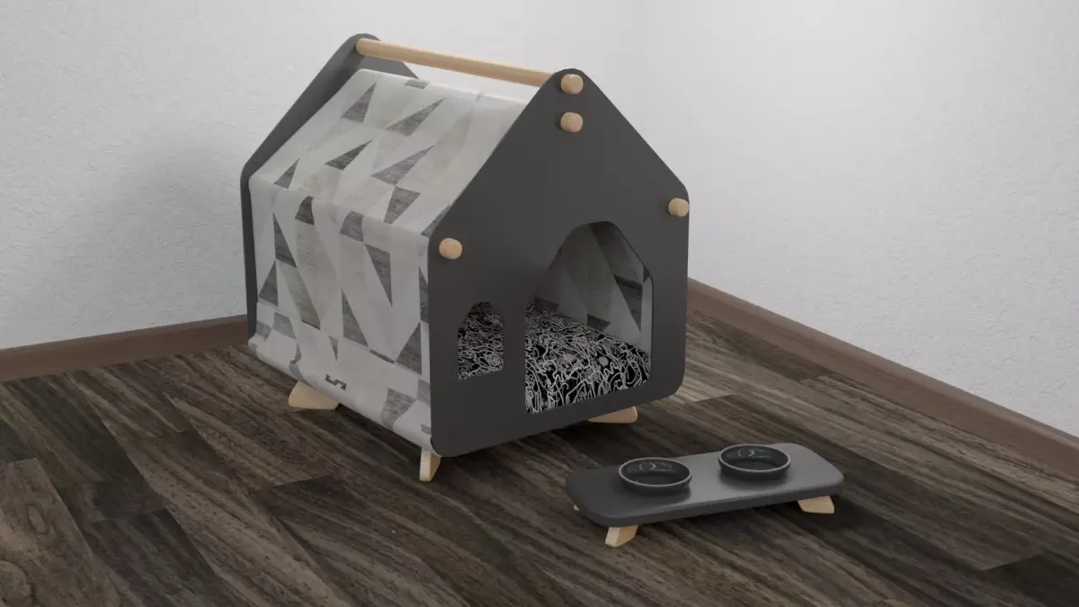 Pet house Free 3D model