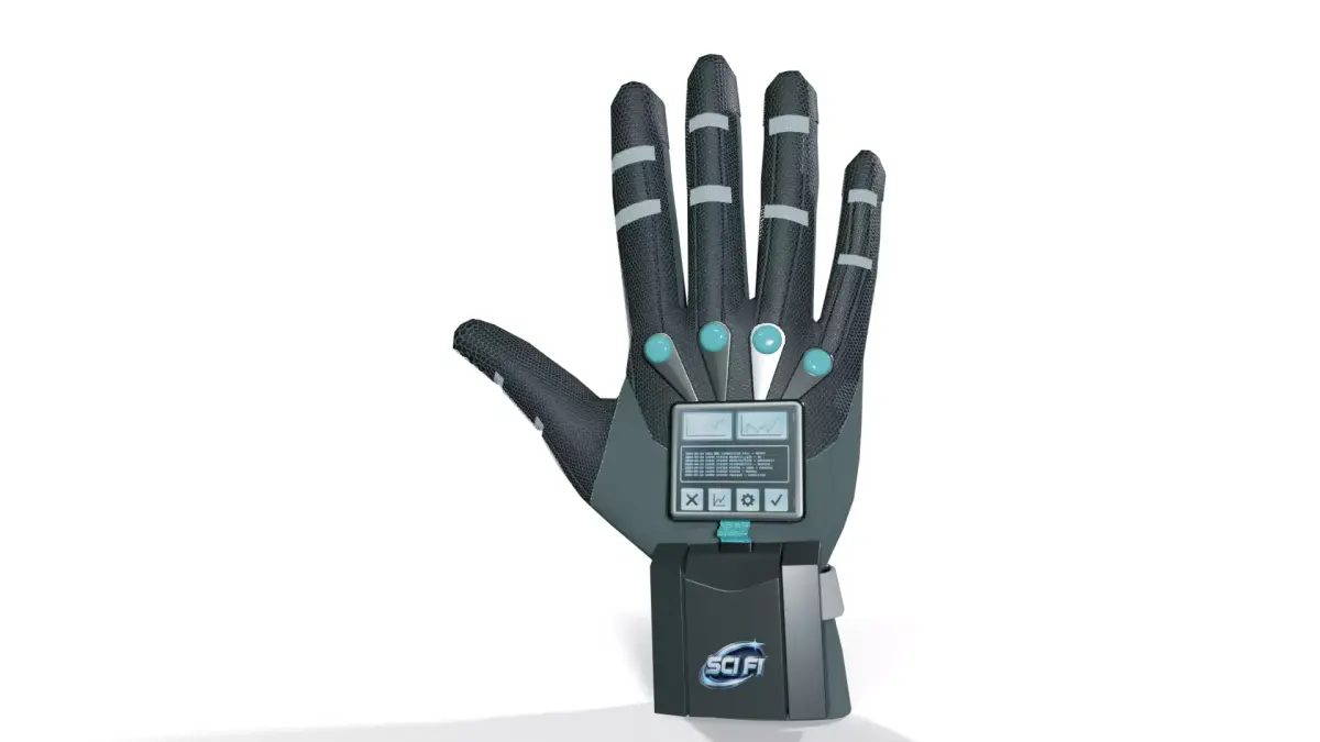 Sci-Fi Surgical Glove Low-poly 3D model