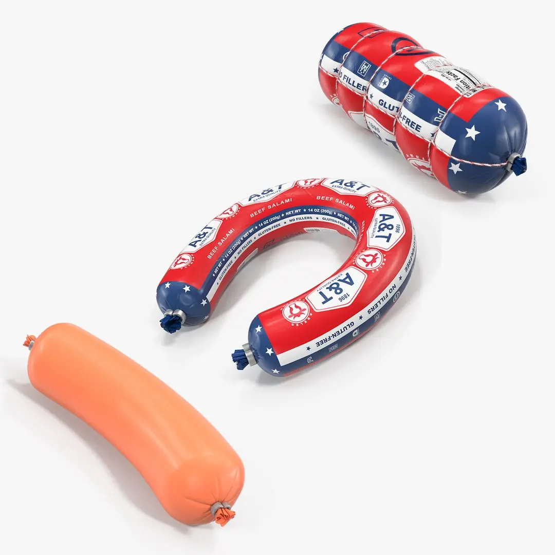 Sausages Collection 3D model