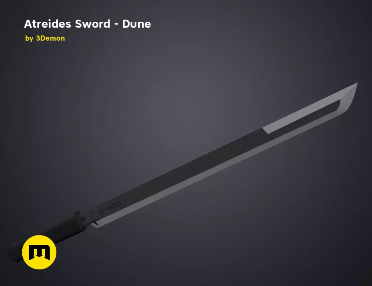 Atreides Sword 3 - Dune 3D print model