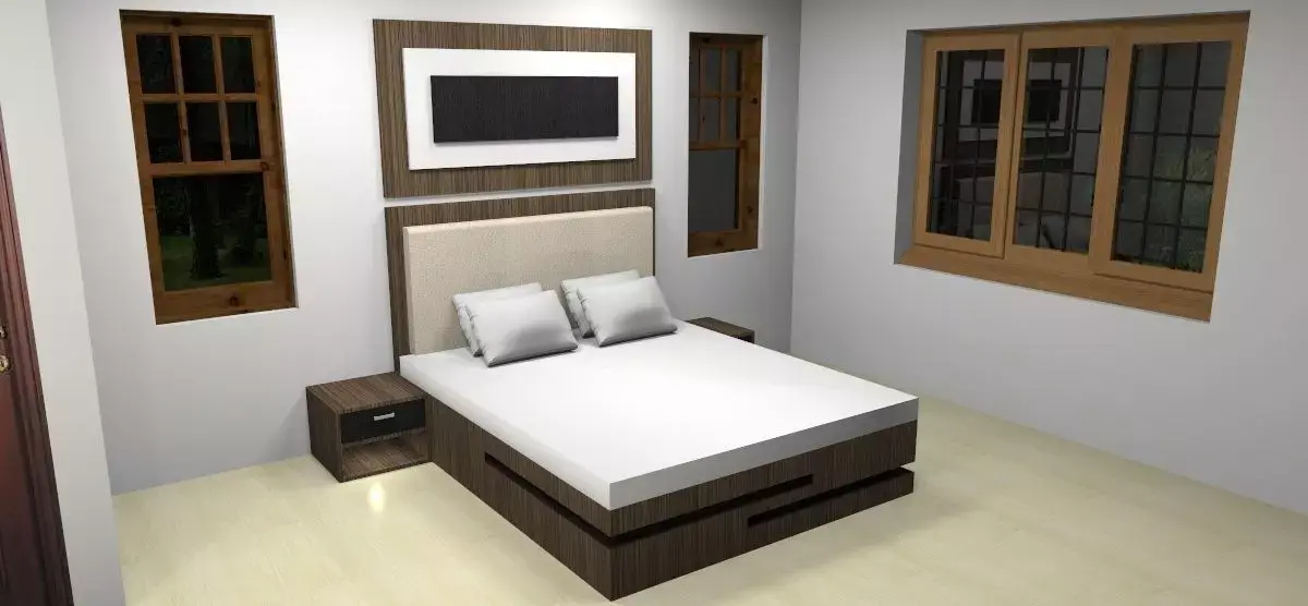 Bedroom design Free 3D model purchase