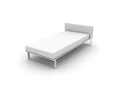 Simple Bed 02 Free 3D model