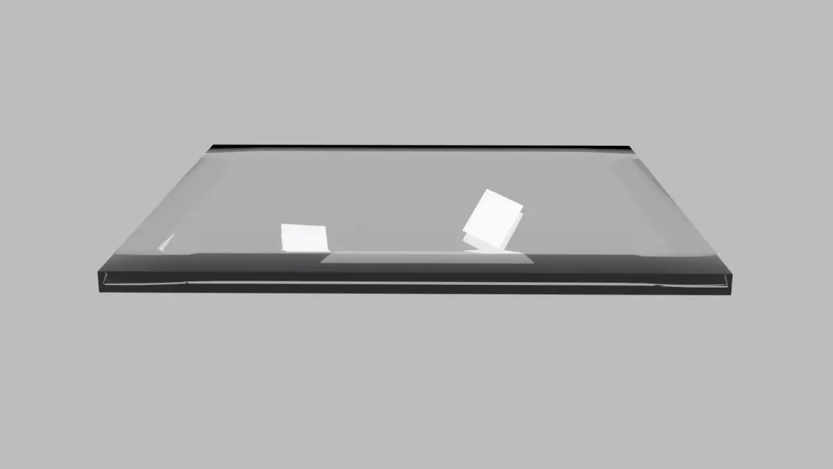 GLASS TABLE TOP Free low-poly 3D model