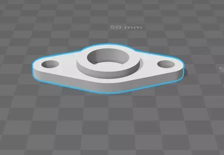 bearings holder D19 B7 d8 3D print model
