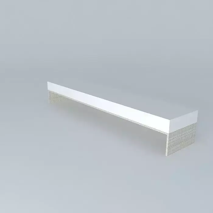 Dedon SLIM LINE LONG BENCH Free 3D model