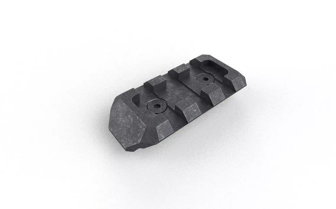 M-Lock Rail 01 Low-poly 3D model