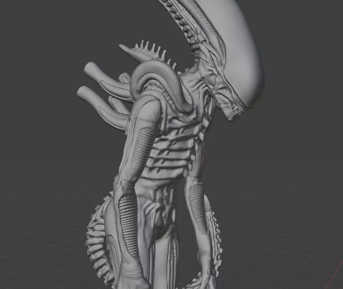 Xenomorph 3D Print Model Big Chap Inspired 1979 Alien 3D print model