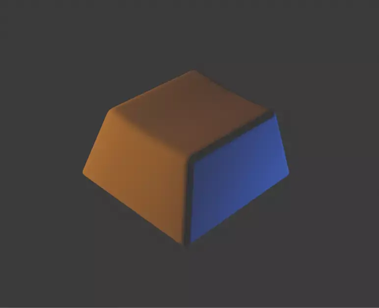 Clean keycap button Free 3D model