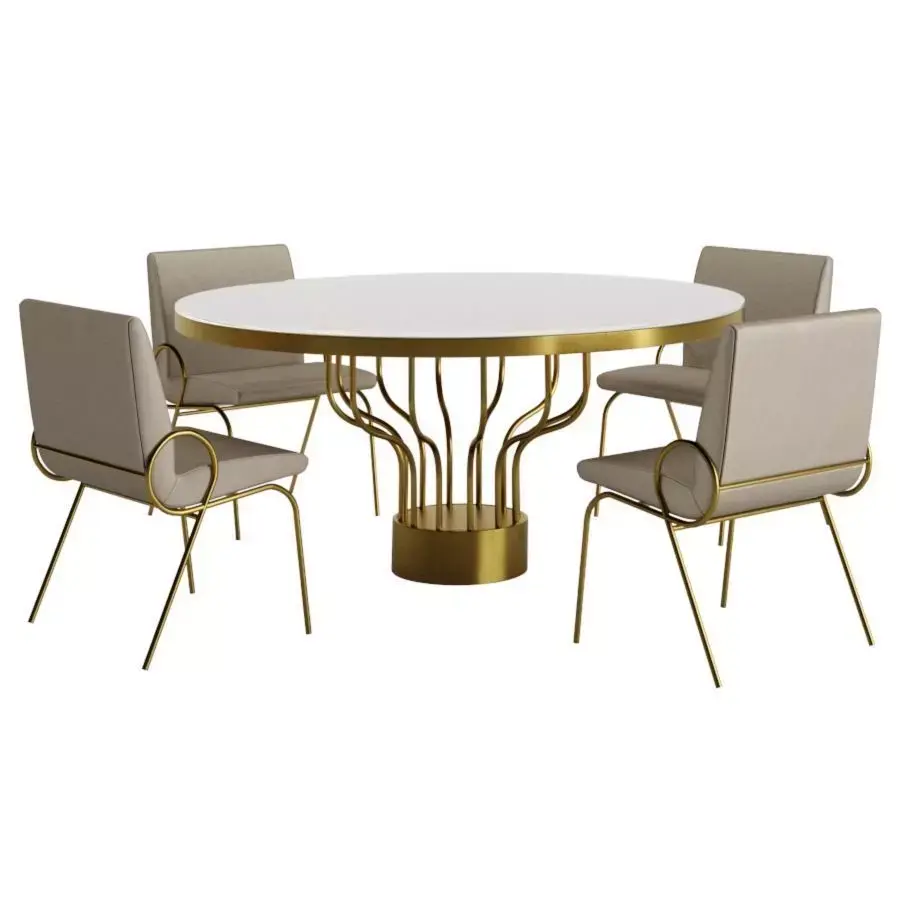 table and chair 3D model buy