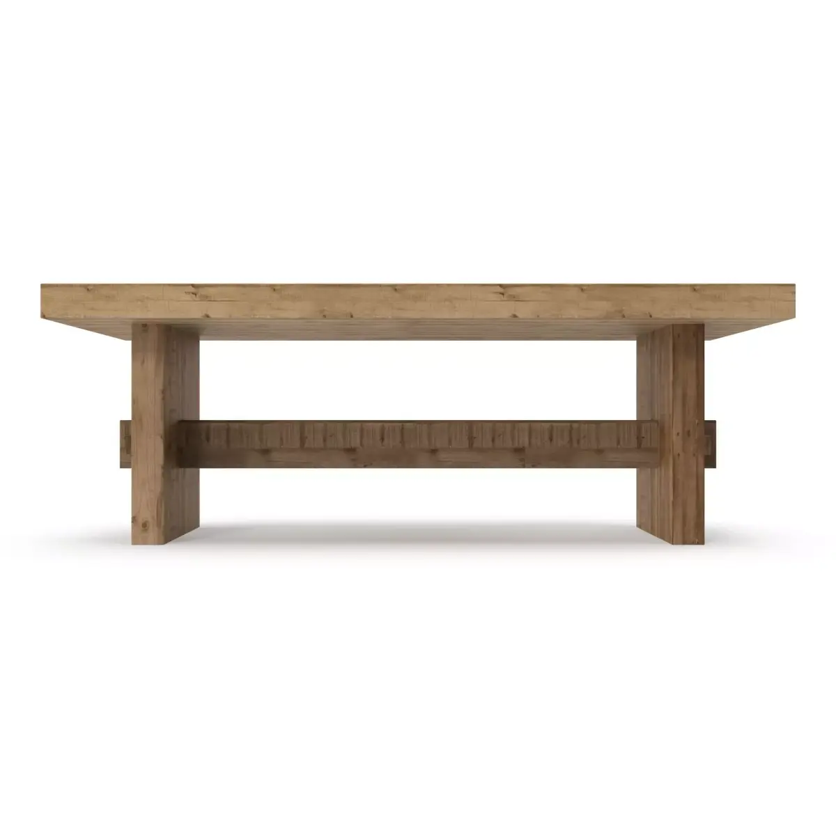 Reclaimed Wood Dining Table Free 3D model