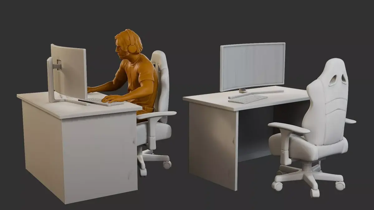 Video Game Player VGP1 004 3D print model