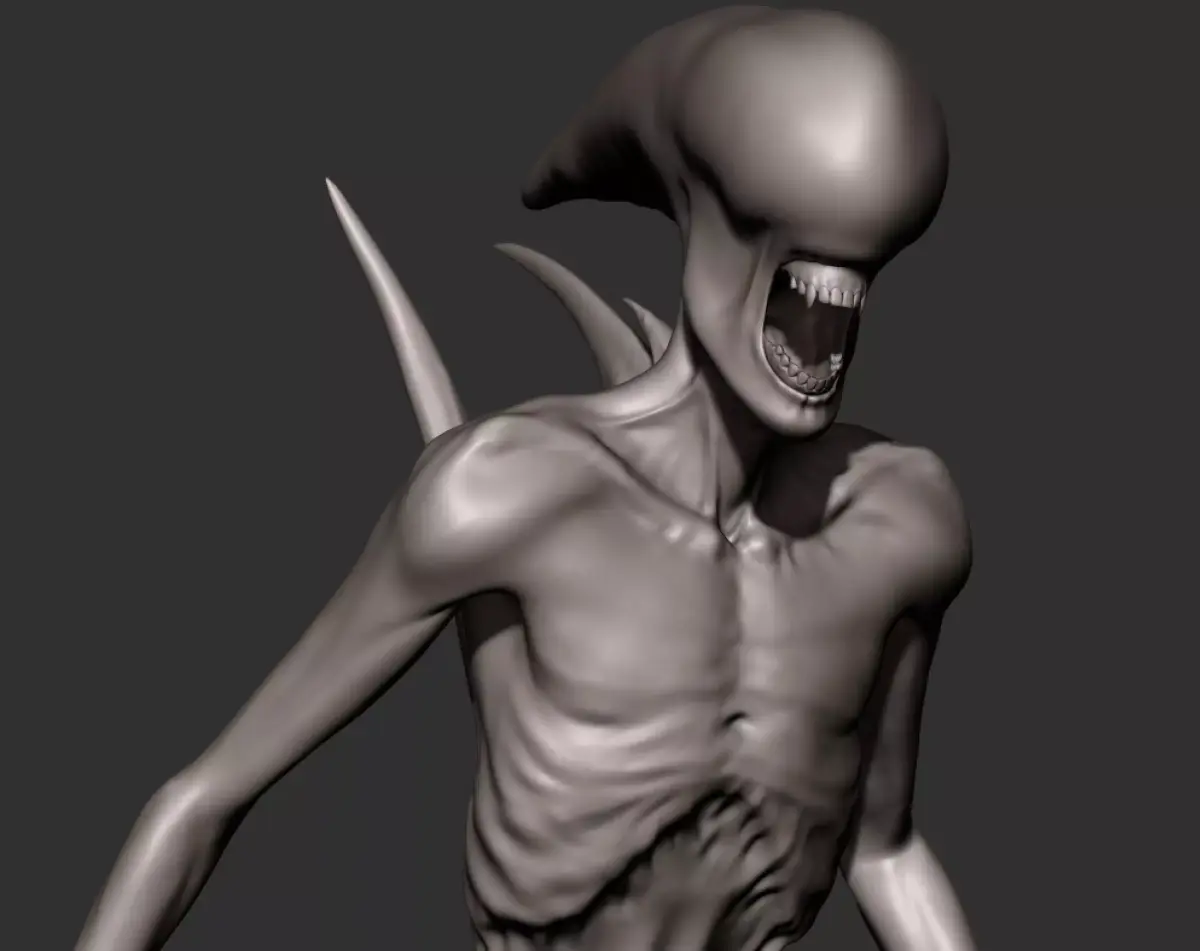 Alien Neomorph 3D model purchase