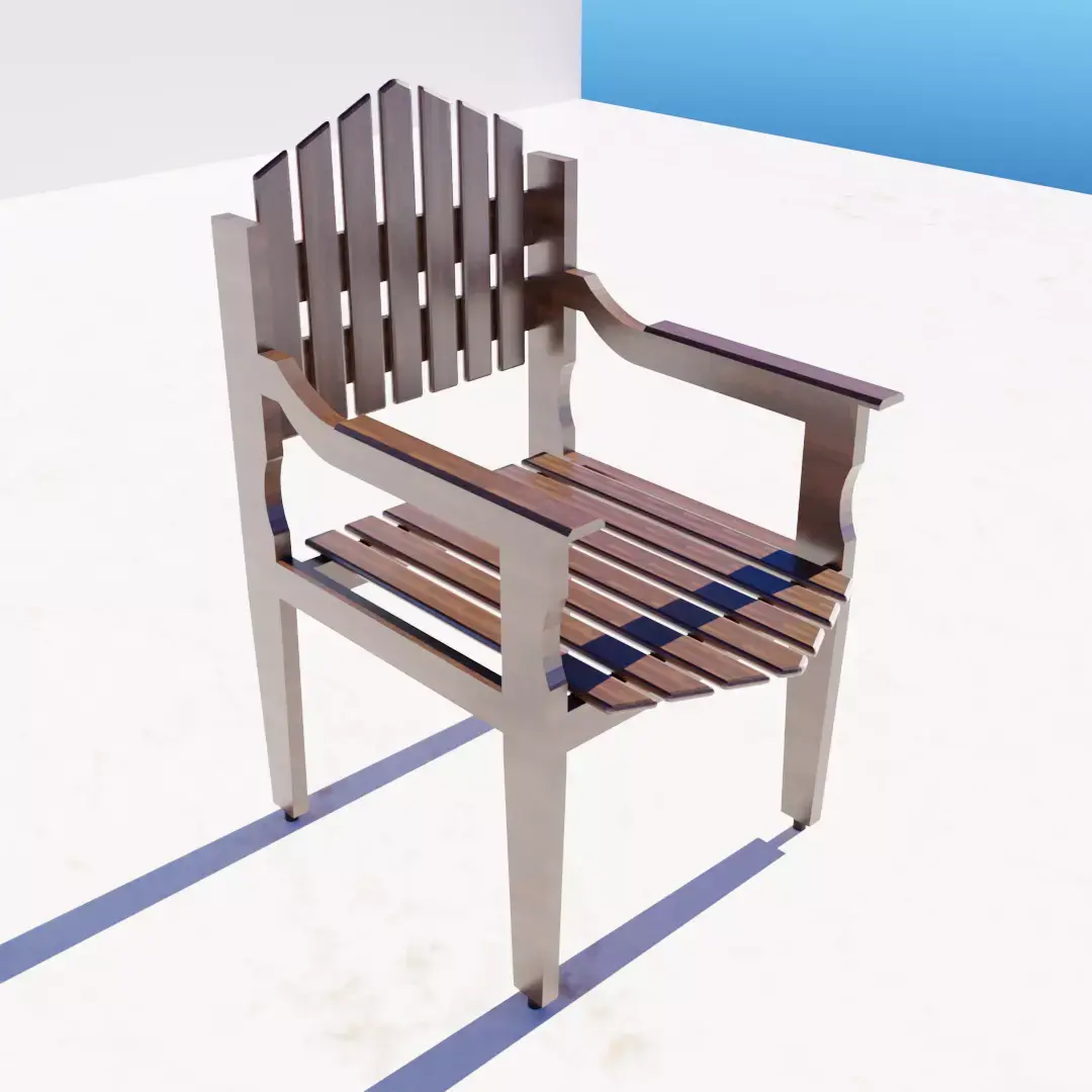 Living Room Chair 001 3D model