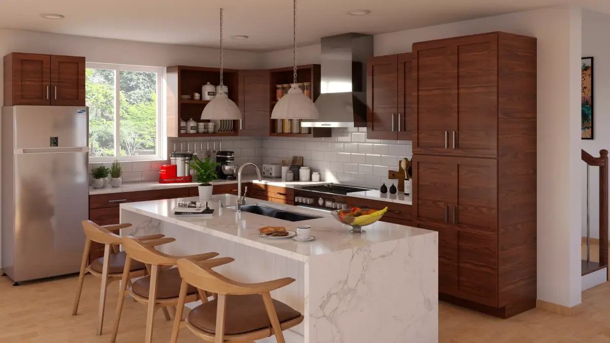 Kitchen Scene  Free 3D model