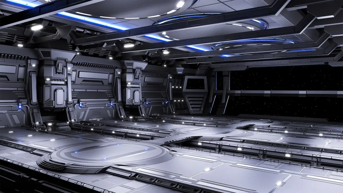 Sci-fi Scene for renders - The Last Star 3D model