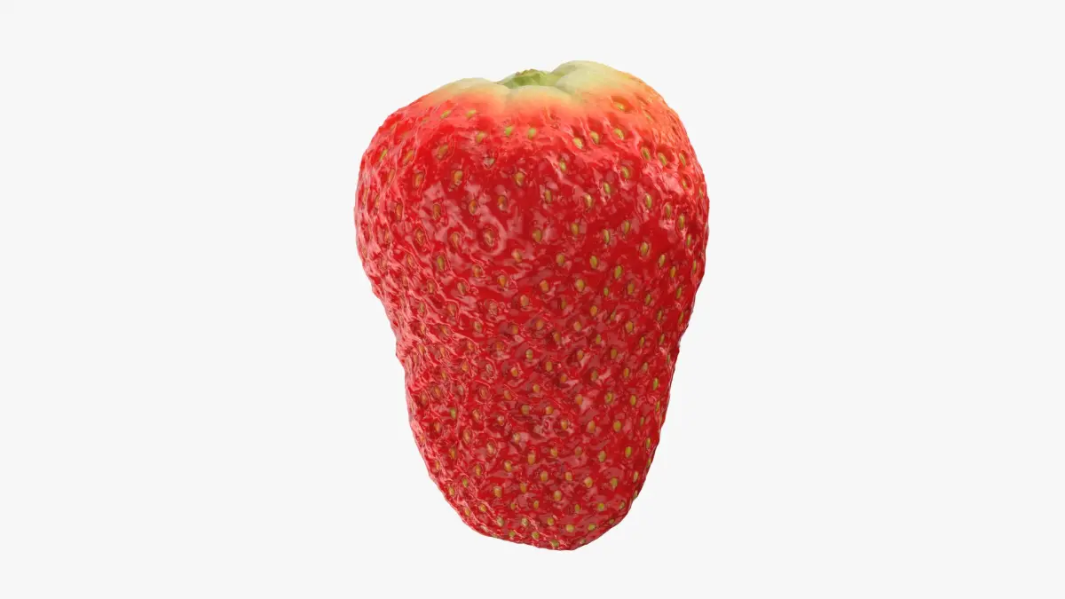Strawberry Without Stem 02 3D model