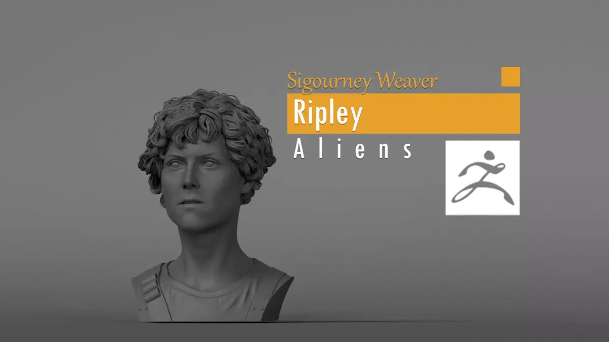 Sigourney Weaver - Ripley - Aliens 3D print model purchase