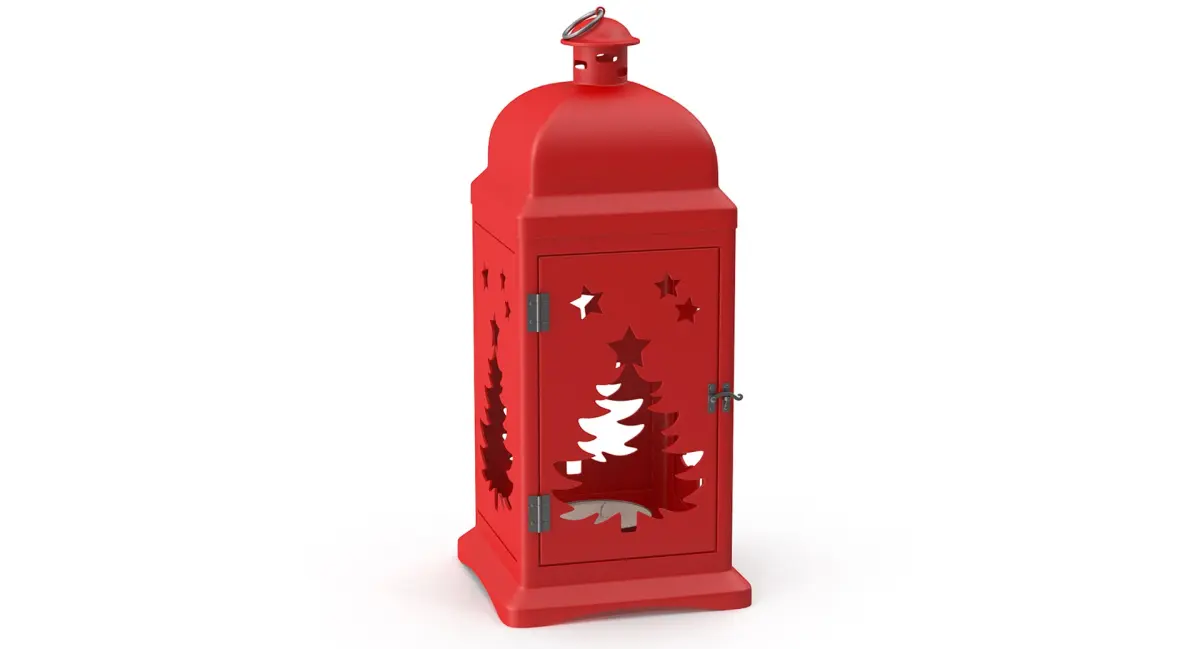 Christmas Lantern 01 3D model