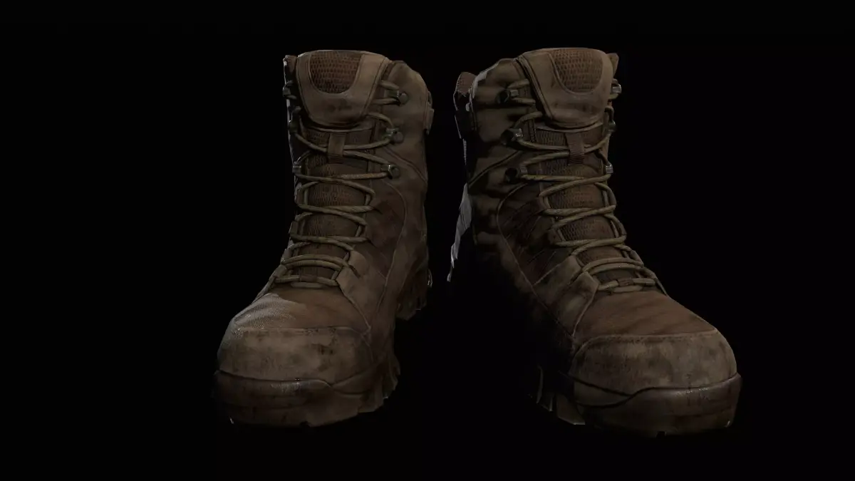 Military Boosts   -  Game ready model Low-poly 3D model