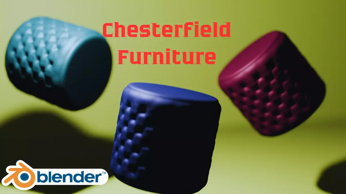 Chesterfield Furniture Free 3D model