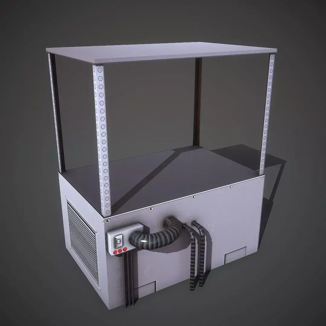 Laboratory Stand Low-poly 3D model