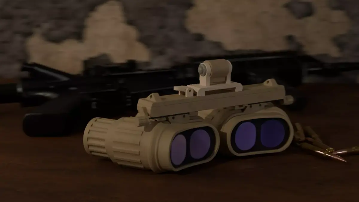 night vision goggles Low-poly 3D model buy