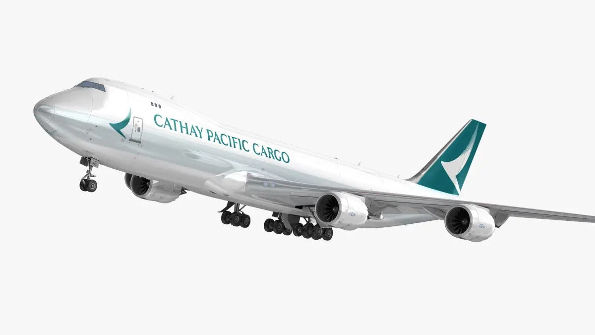 Boeing 747-8F Cathay Pacific Cargo 3D model purchase