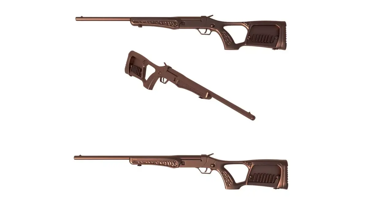 SS POLY TUFFY  - rifle 3D print model