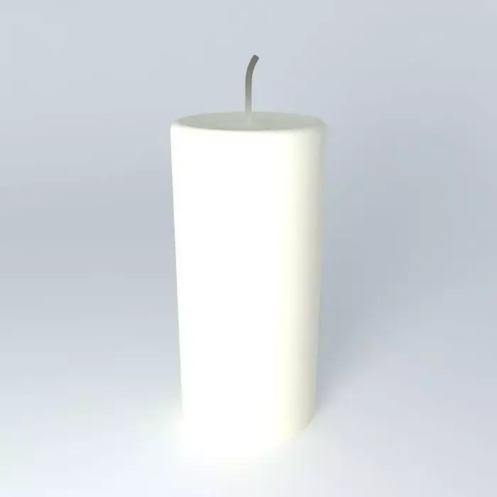 Candle Free 3D model 4