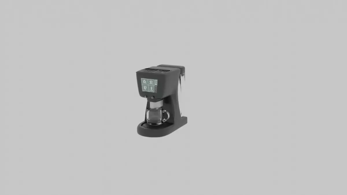 Coffee machine Free low-poly 3D model