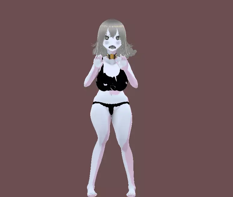 Anime Sci-Fi Idol Girl Fully Rigged 3D Character for Games   Low-poly 3D model