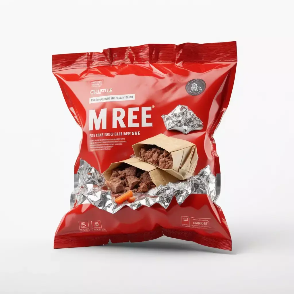 MREE Military Food Ration Pack 3D model