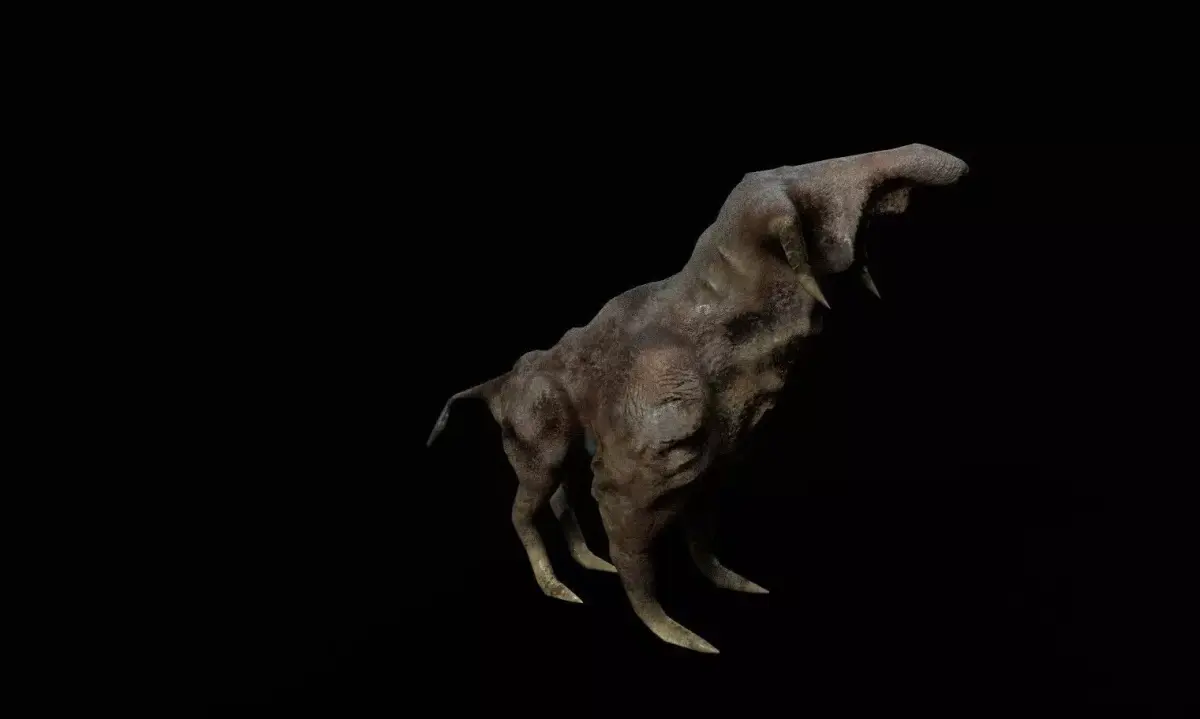 monster hells 2 alien scifi  Low-poly 3D model