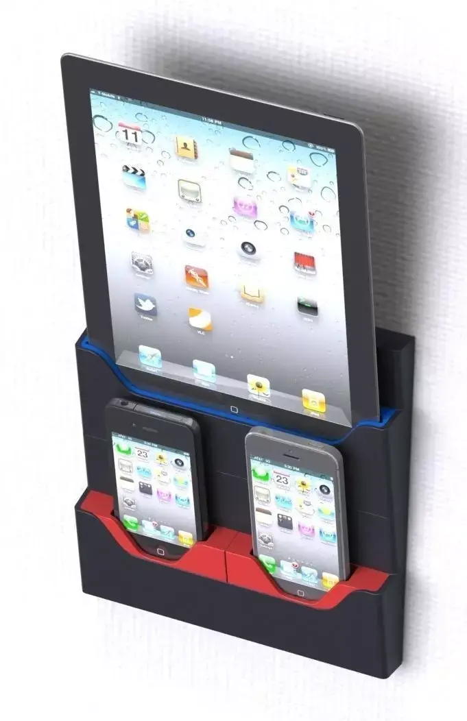 Rack for iPhones and iPads Free 3D print model