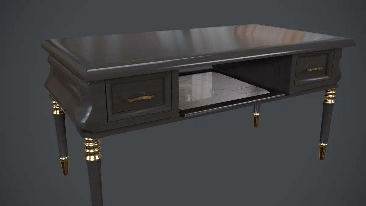 Desk 3D model purchase