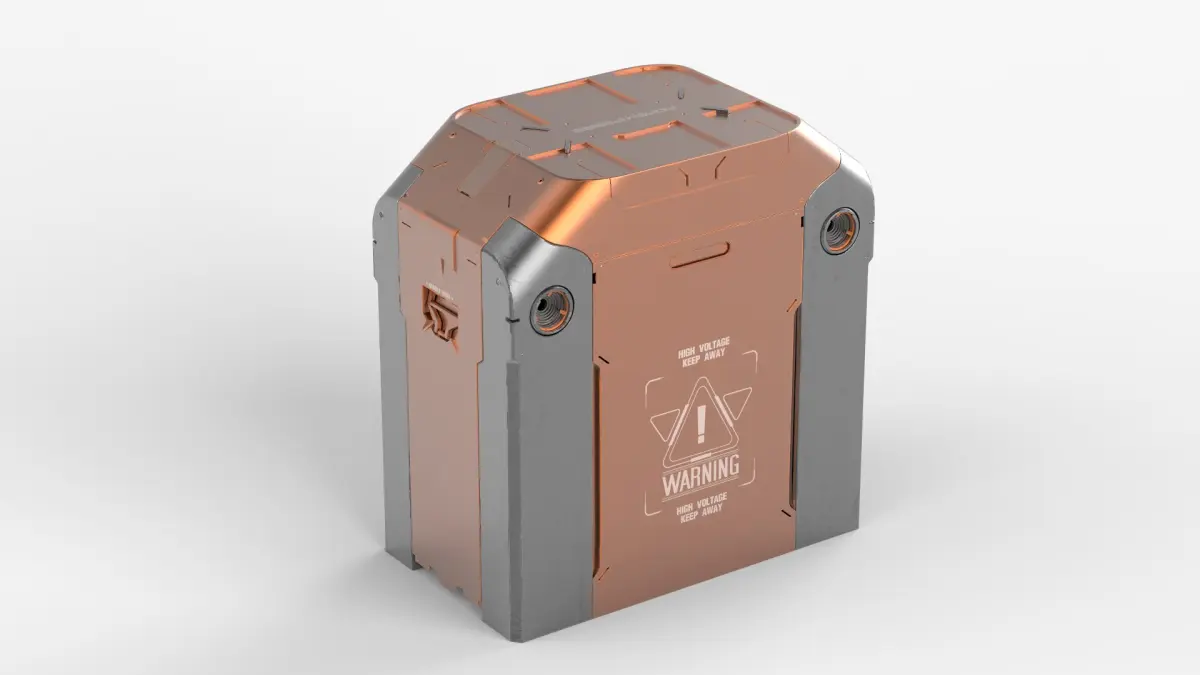 Sci Fi Engine Box 3D model